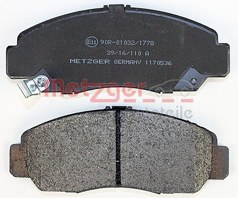 METZGER Bremsbelagsatz, Scheibenbremse